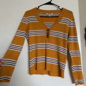 Nice striped long sleeve shirt! Loved and worn a few times.